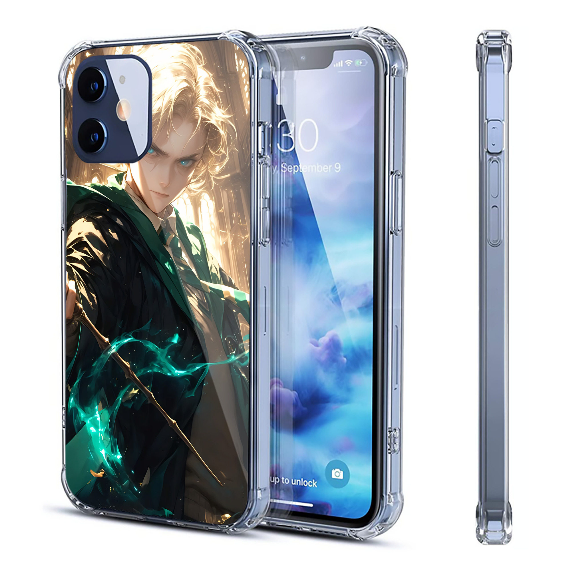 （画像用） Harry Potter ハリー・ポッターシリーズ 【iPhone 12シリーズ対応】透明スマホケース（クリアソフトケース）